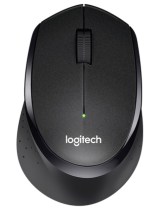 罗技B330无线鼠标静音无声电池USB接收器滑鼠女生办公笔记本电脑M